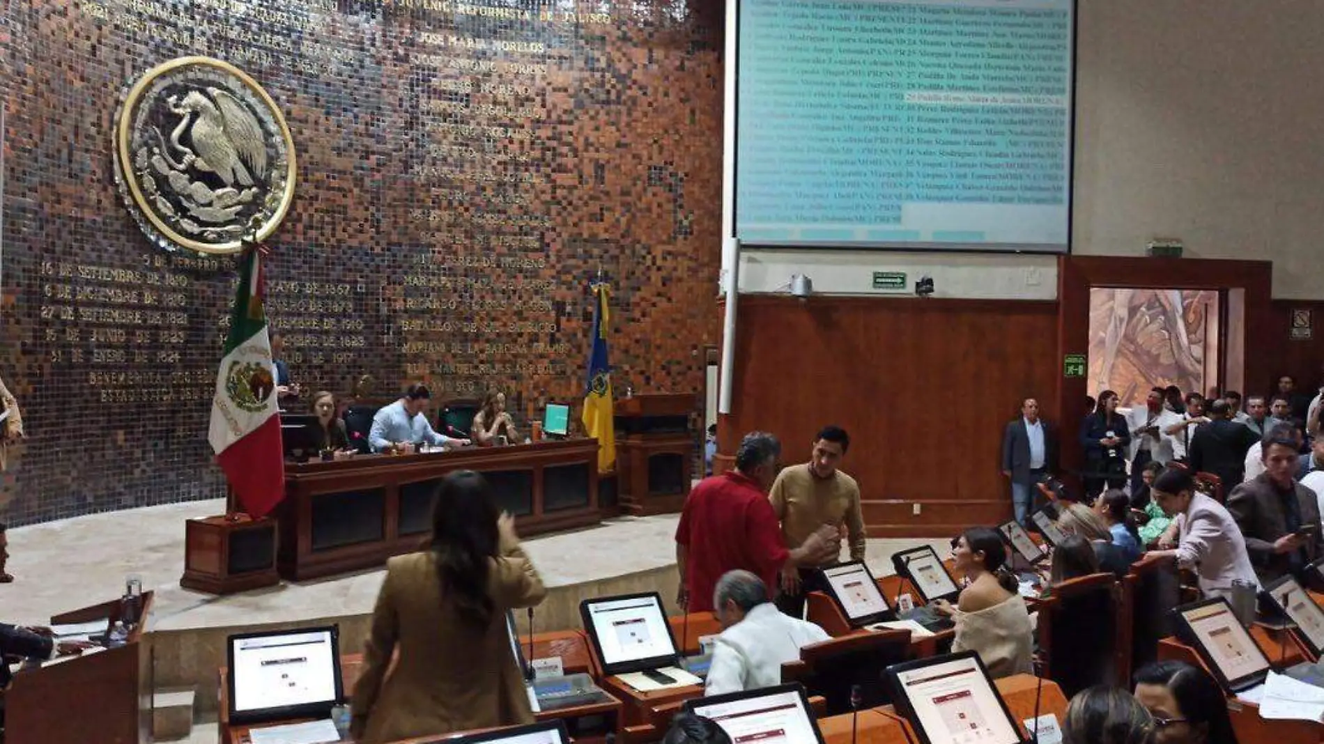 Sesión Congreso del Estado